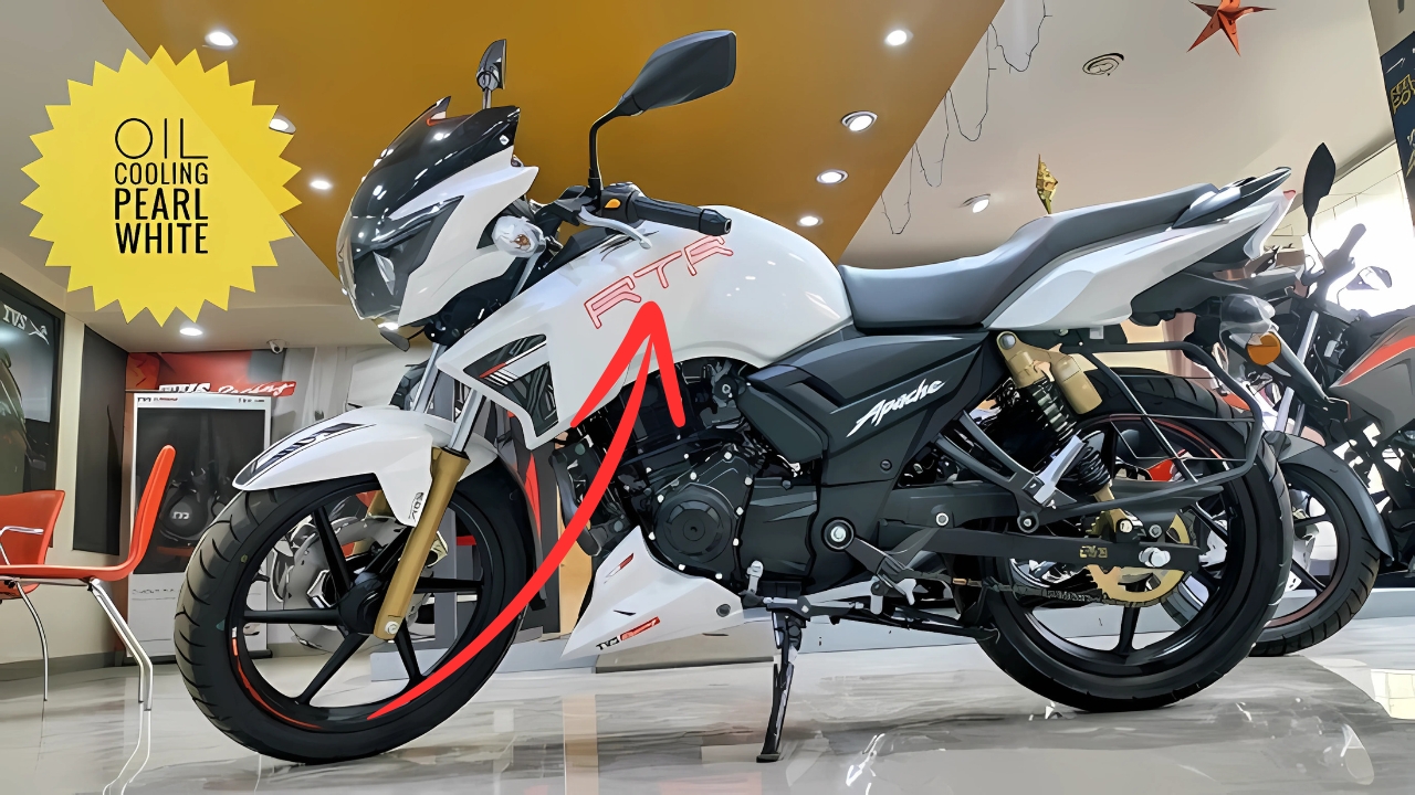 TVS Apache RTR 180 delivers in Dhansu look mileage is 56 kmpl Icsec.in